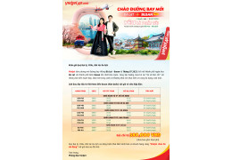 Cùng Vietjet Chào Mừng Đường Bay Mới  Đà Lạt - Busan